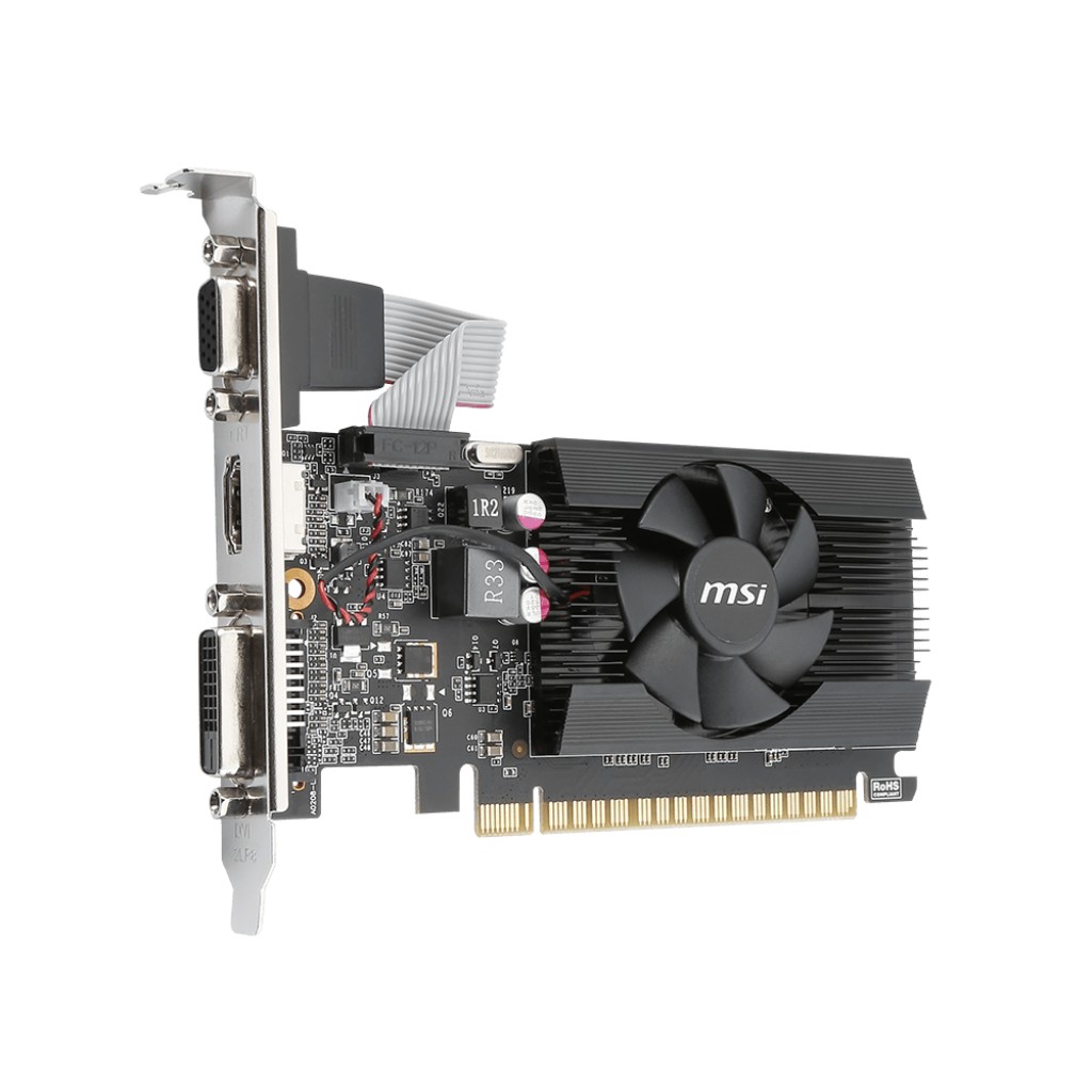 

MSI GF GT 710 1Gb DDR3 LP (GT 710 1GD3 LP)