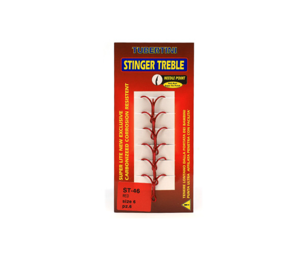 

Крючки Tubertini Ancoretta ST-46 RD (Red) 6 6pcs (арт.19191008163)