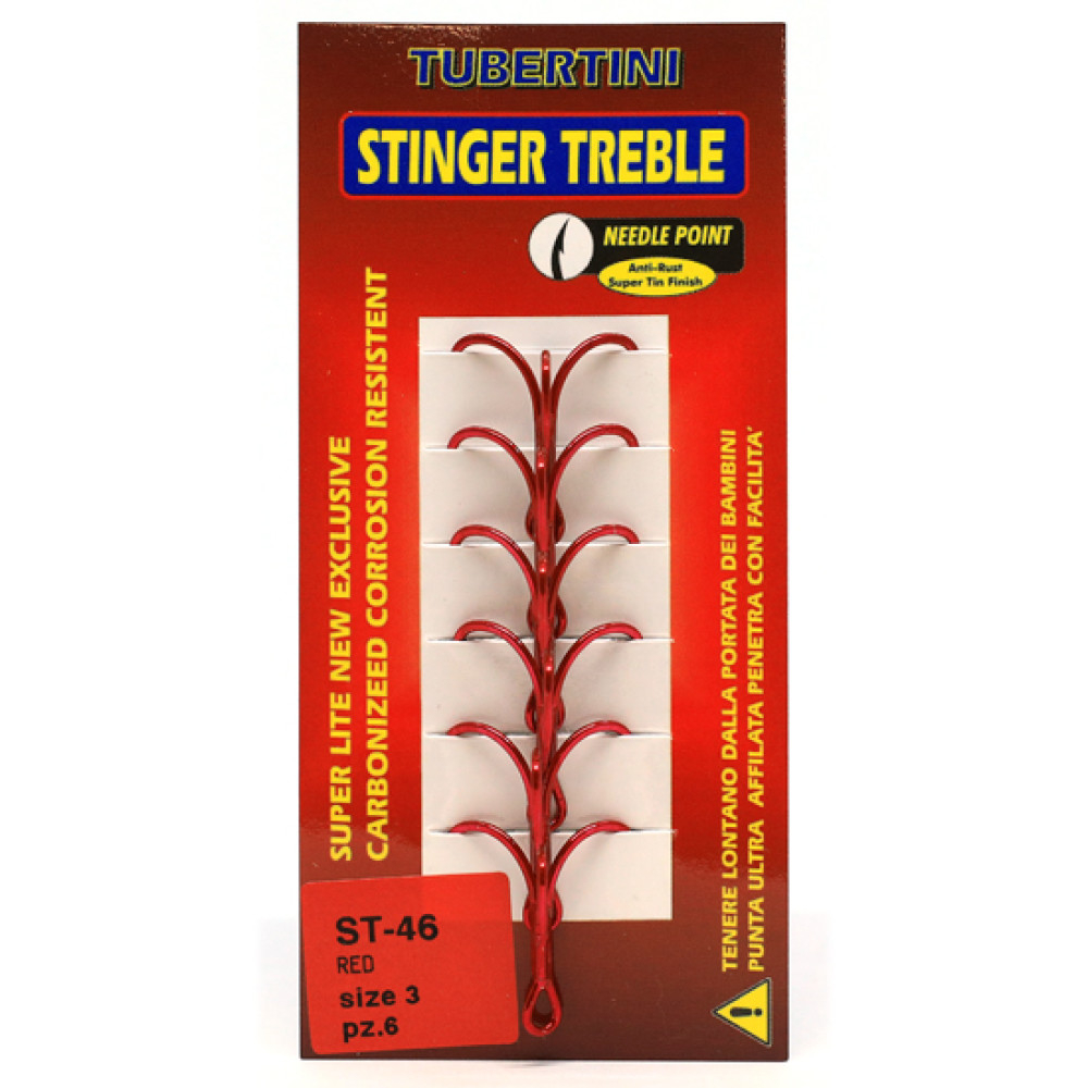 

Крючки Tubertini Ancoretta ST-46 RD (Red) 5 6pcs (арт.19191008162)
