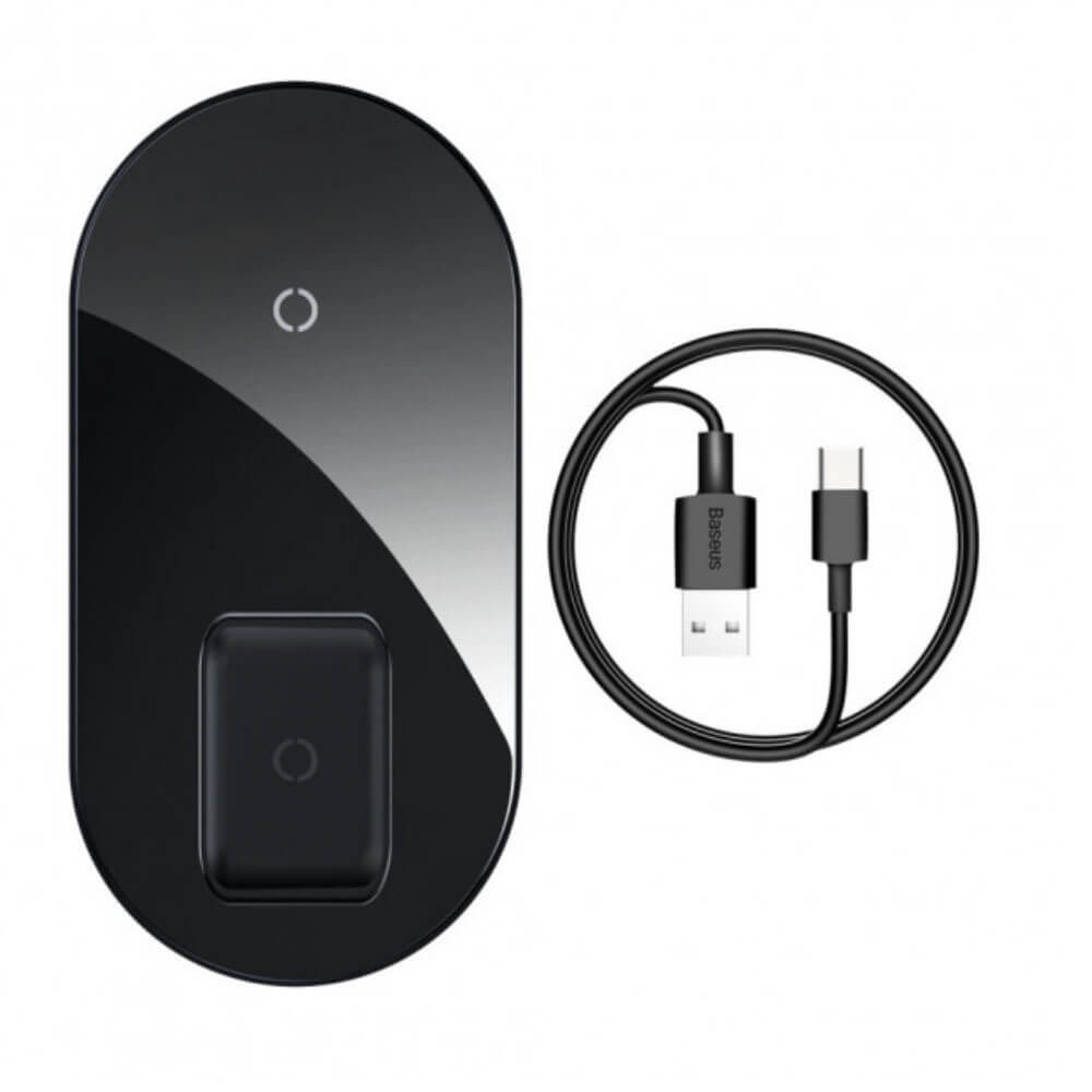 

Беспроводное зарядное устройство Baseus Simple 2in1 WXJK-С01