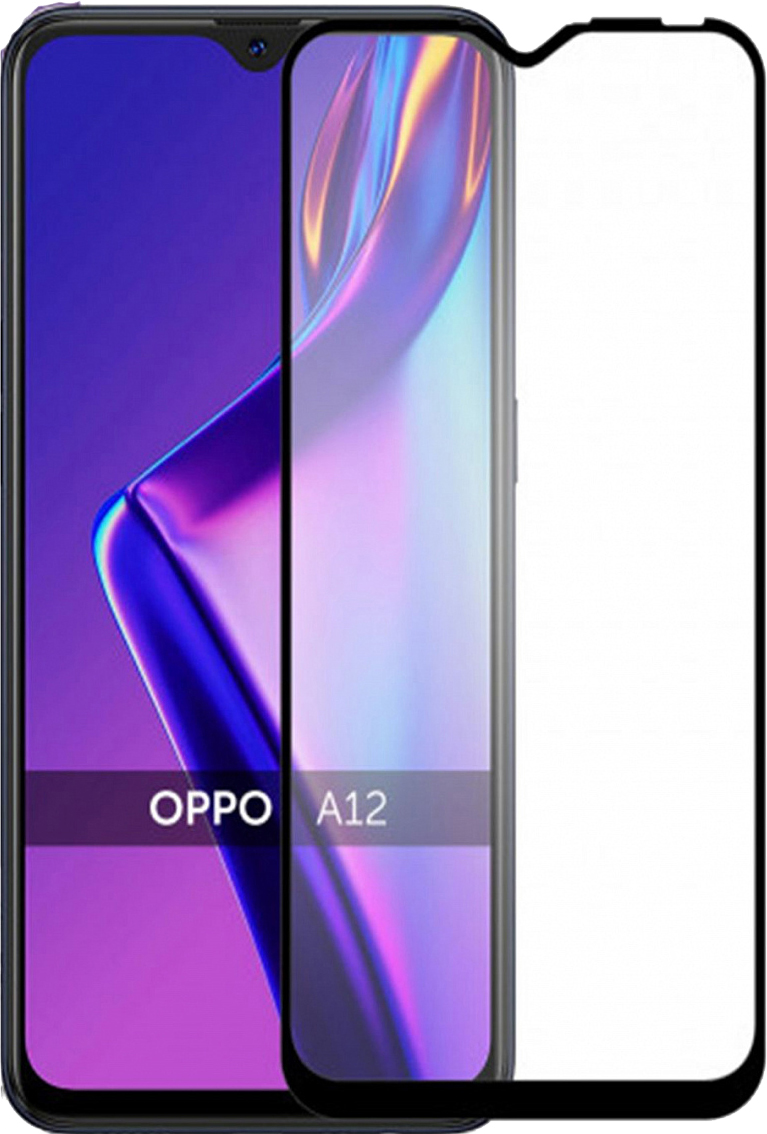 

Защитное стекло Drobak для OPPO A12 Black