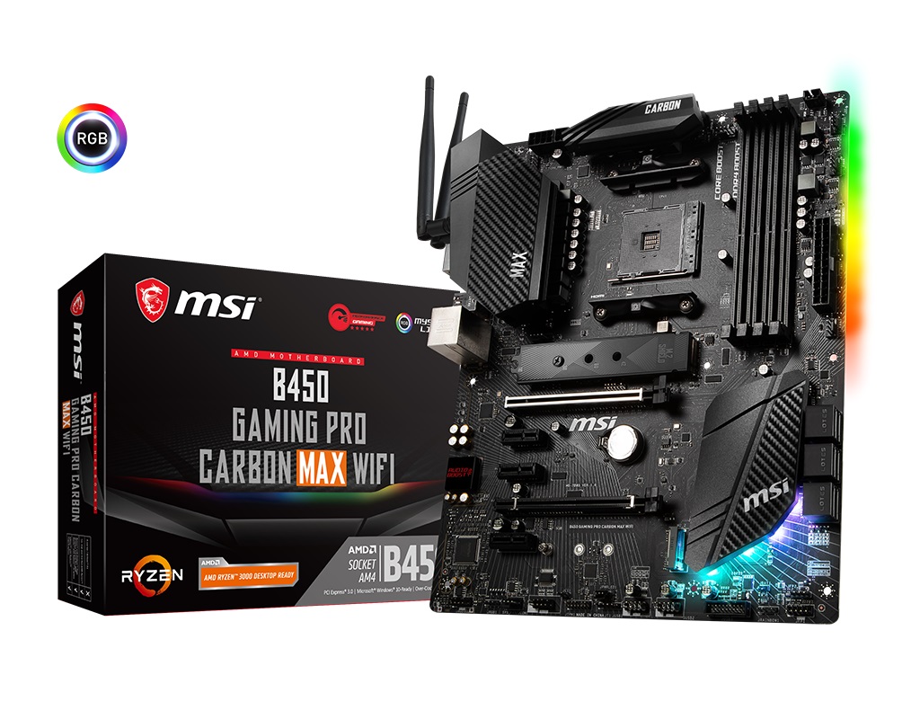 

Материнская плата MSI B450 Gaming Pro Carbon Max Wi-Fi Socket AM4