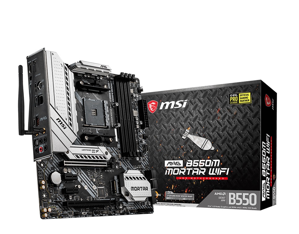 

Материнская плата MSI MAG B550M Mortar Wi-Fi Socket AM4