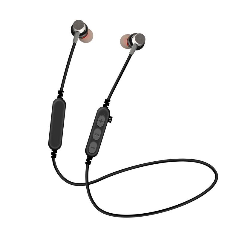 

Stereo Bluetooth Headset Gelius Ultra T1v2-MC Grey with memory card