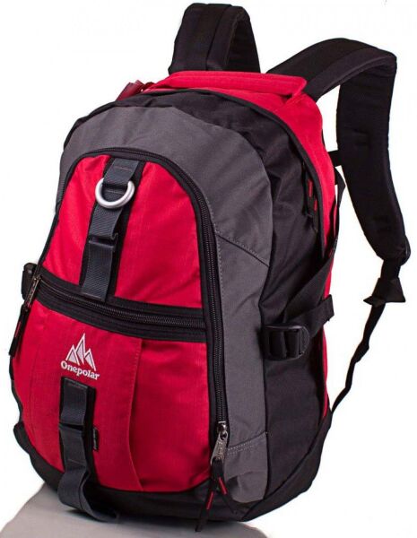 

Мужской красный рюкзак ONEPOLAR W731-red