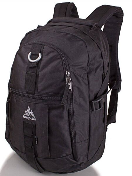 

Мужской практичный черный рюкзак ONEPOLAR W731-black