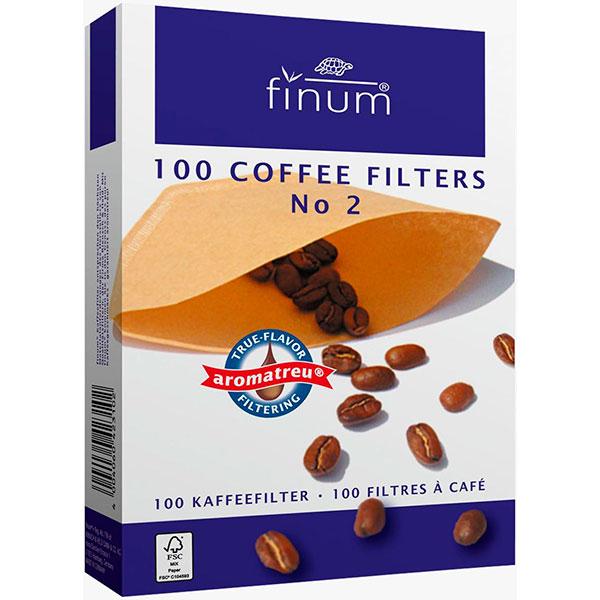 Фильтр для кофе Finum Coffee Filters No 2 (набор из 100 шт) – фото ...