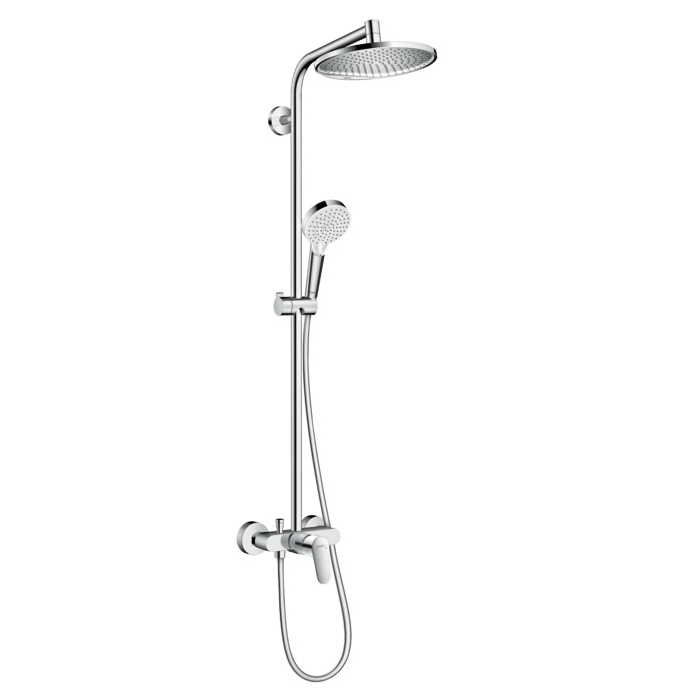

Душевой гарнитур HANSGROHE Crometta S 240 1jet Showerpipe Ecosmart 27269000