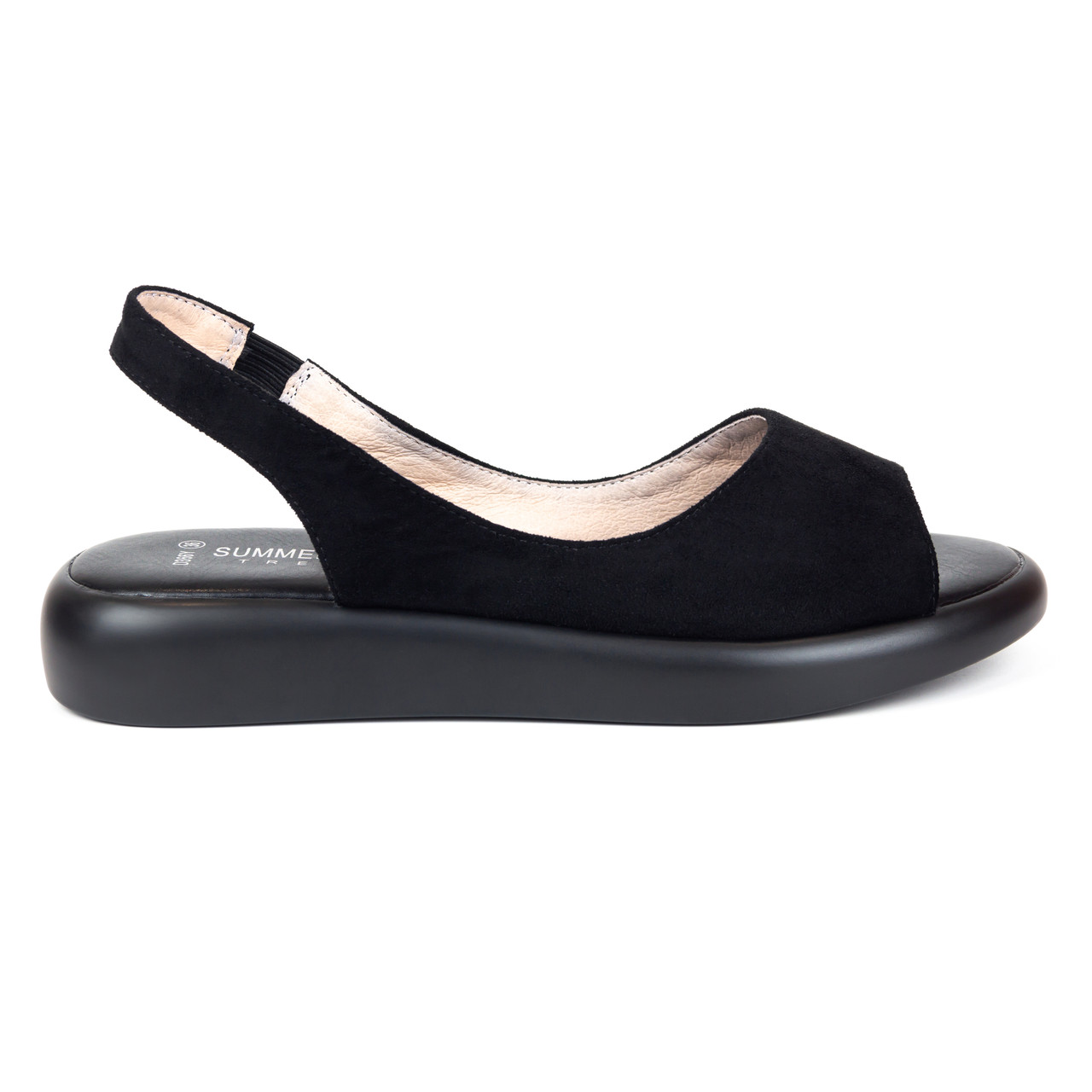 

Босоножки Woman's heel замшевые черные (О-899) 36
