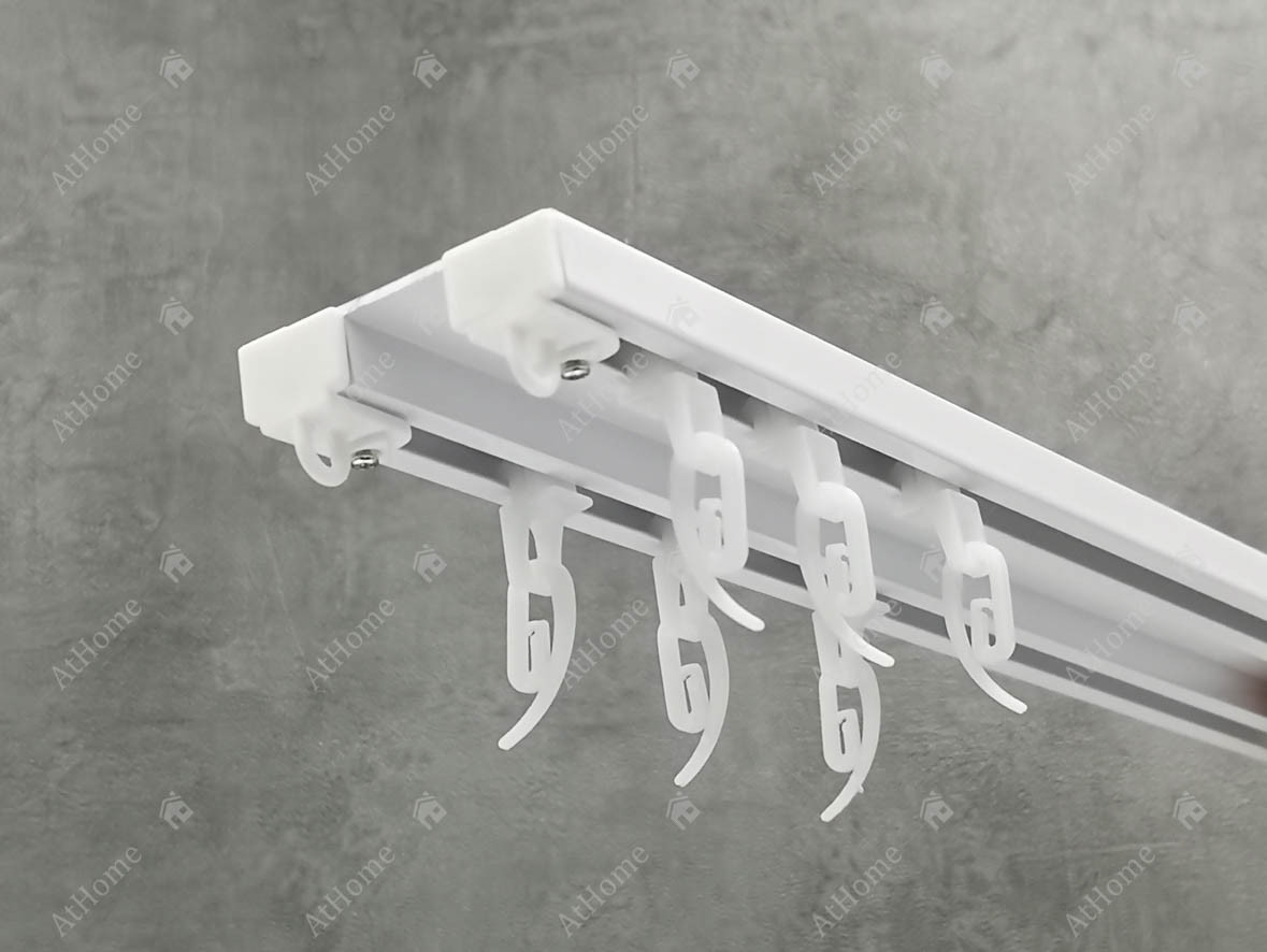 

Потолочный карниз Quadrum двойной усиленный алюминиевый 10 мм 370 см