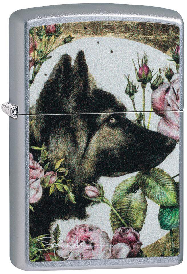 

Зажигалка Zippo 207 SPAZUK Dog Серебристая (Zippo 49089)