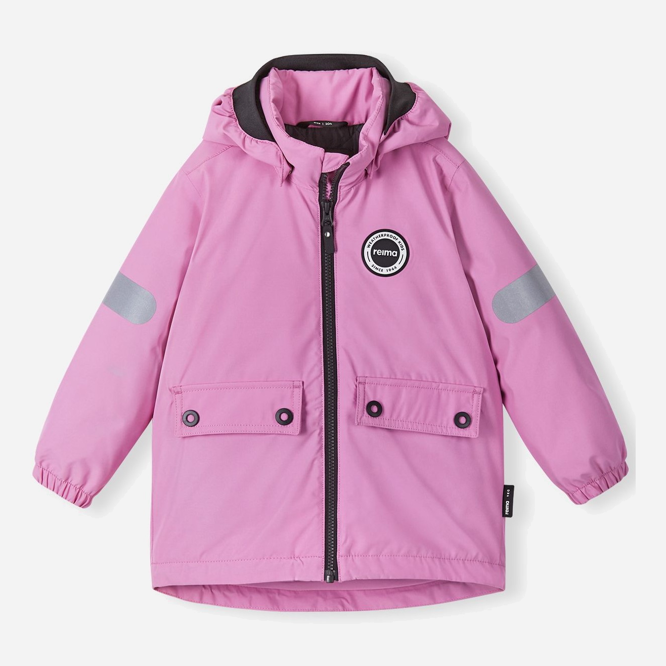 Акція на Дитяча демісезонна термо куртка для дівчинки Reima Symppis 5100045A-4700 92 см від Rozetka