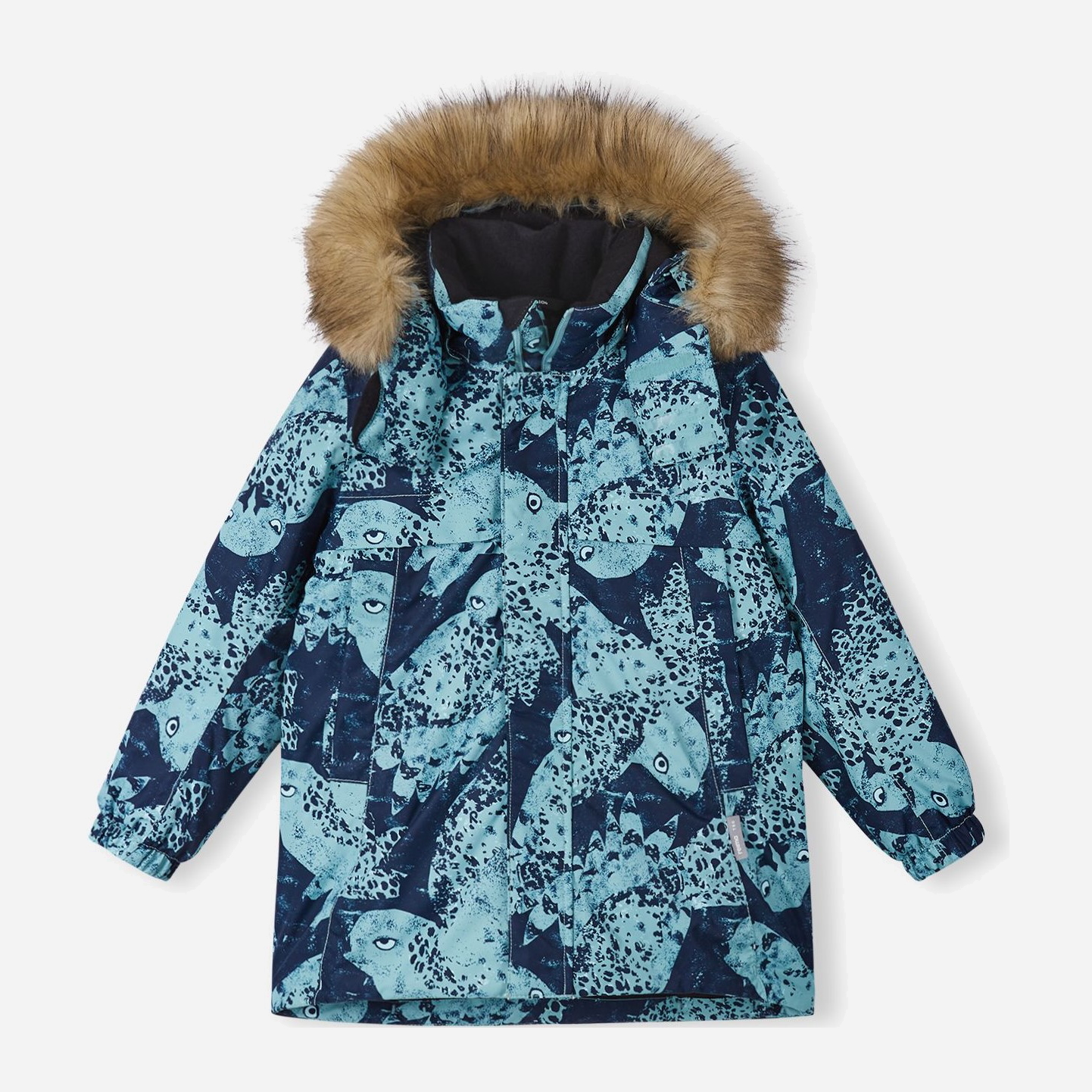 Акция на Дитяча зимова термо куртка для хлопчика Reima Musko 5100017A-7665 134 см от Rozetka