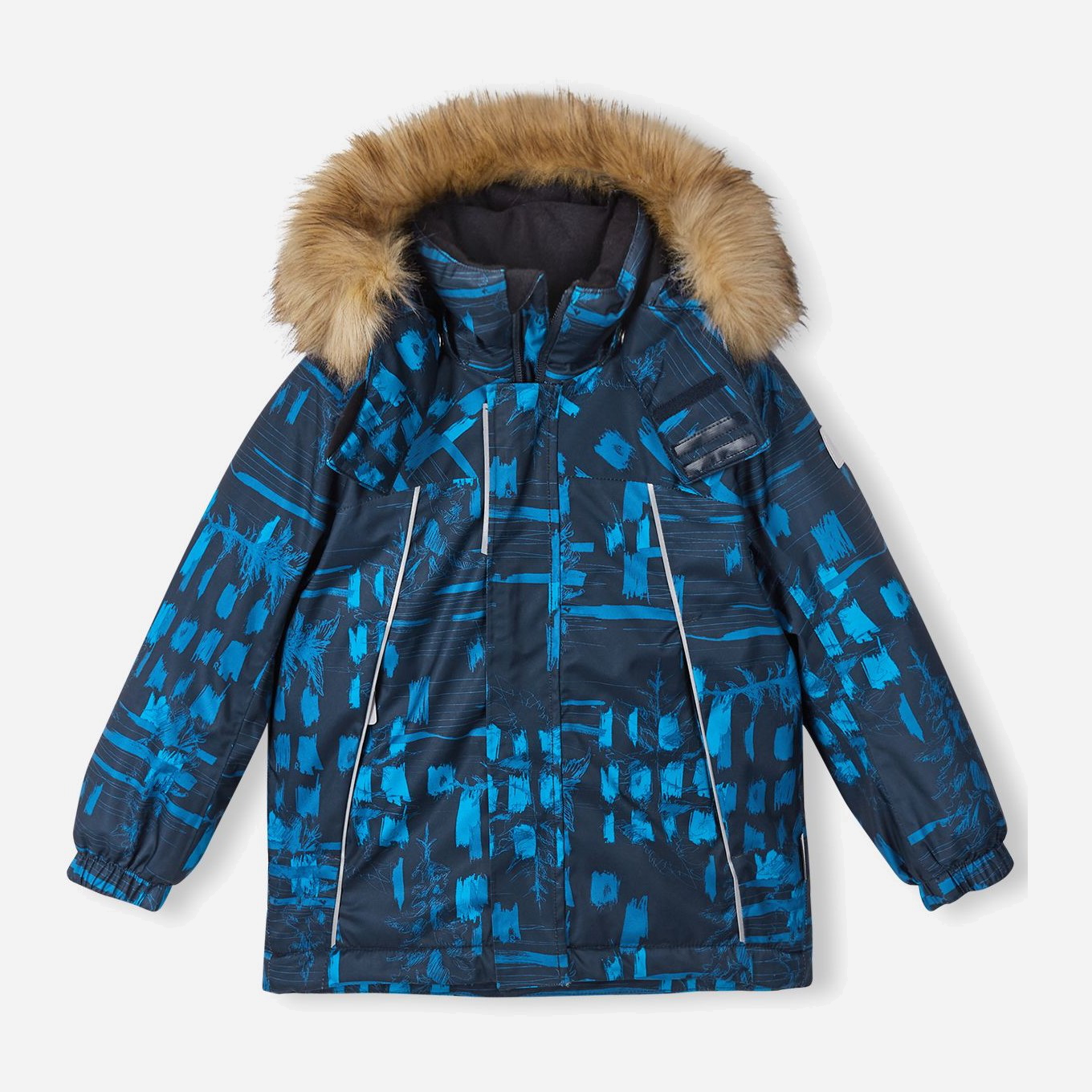 Акція на Дитяча зимова термо куртка для хлопчика Reima Niisi 5100041A-6982 110 см від Rozetka
