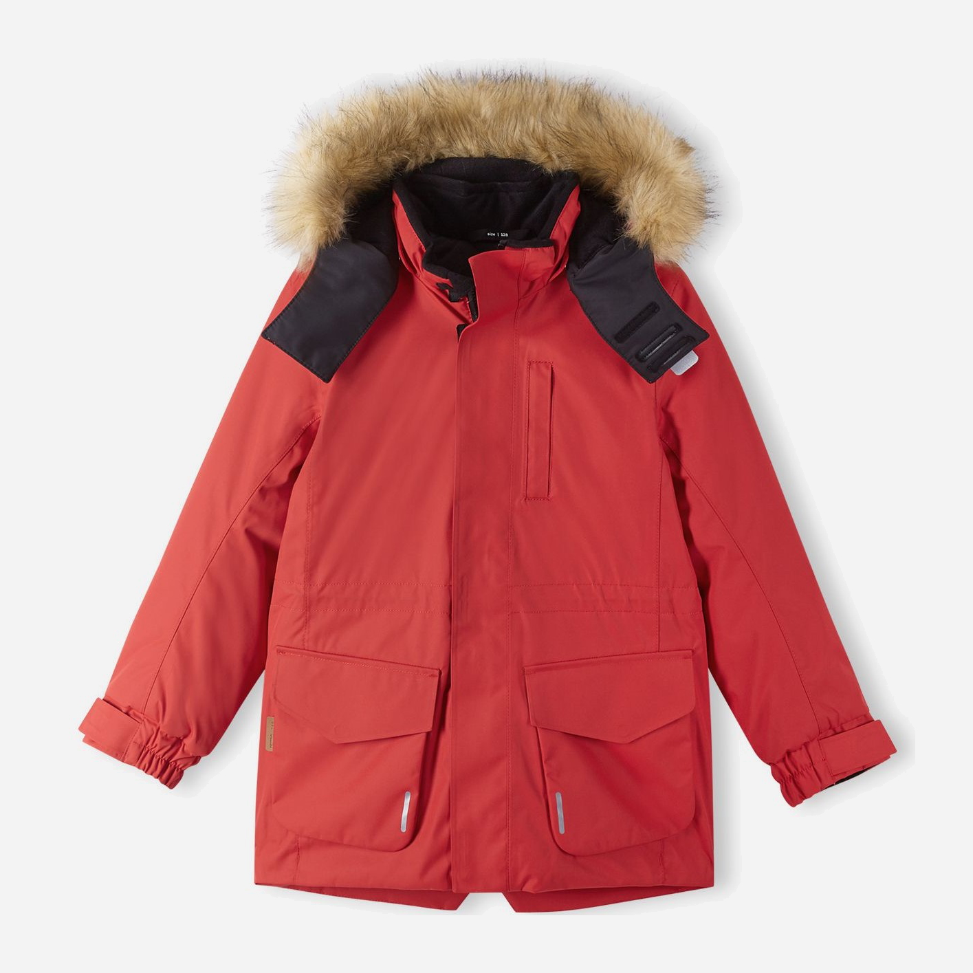 Акция на Дитяча зимова куртка-парка довга термо для хлопчика Reima Naapuri 5100105A-3880 104 см от Rozetka
