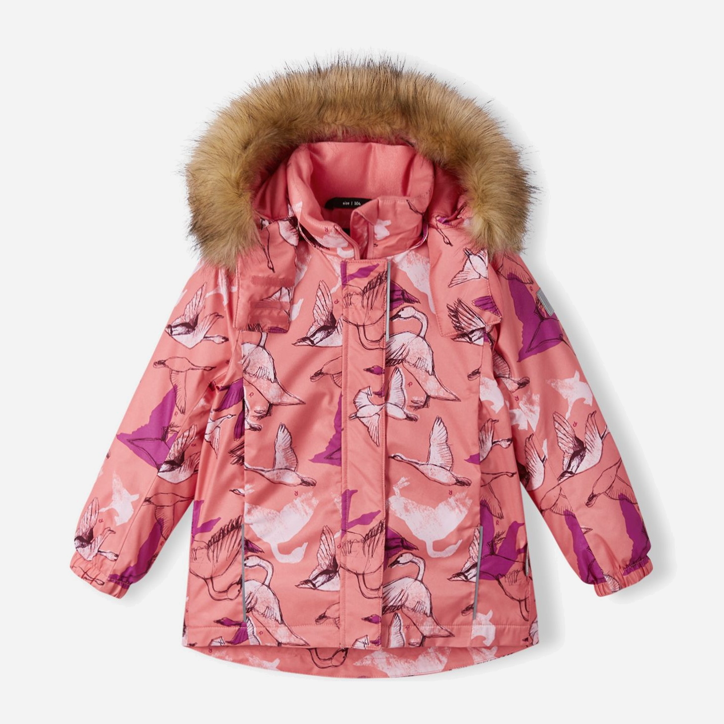 Акція на Підліткова зимова термо куртка для дівчинки Reima Kiela 5100039A-4231 140 см від Rozetka