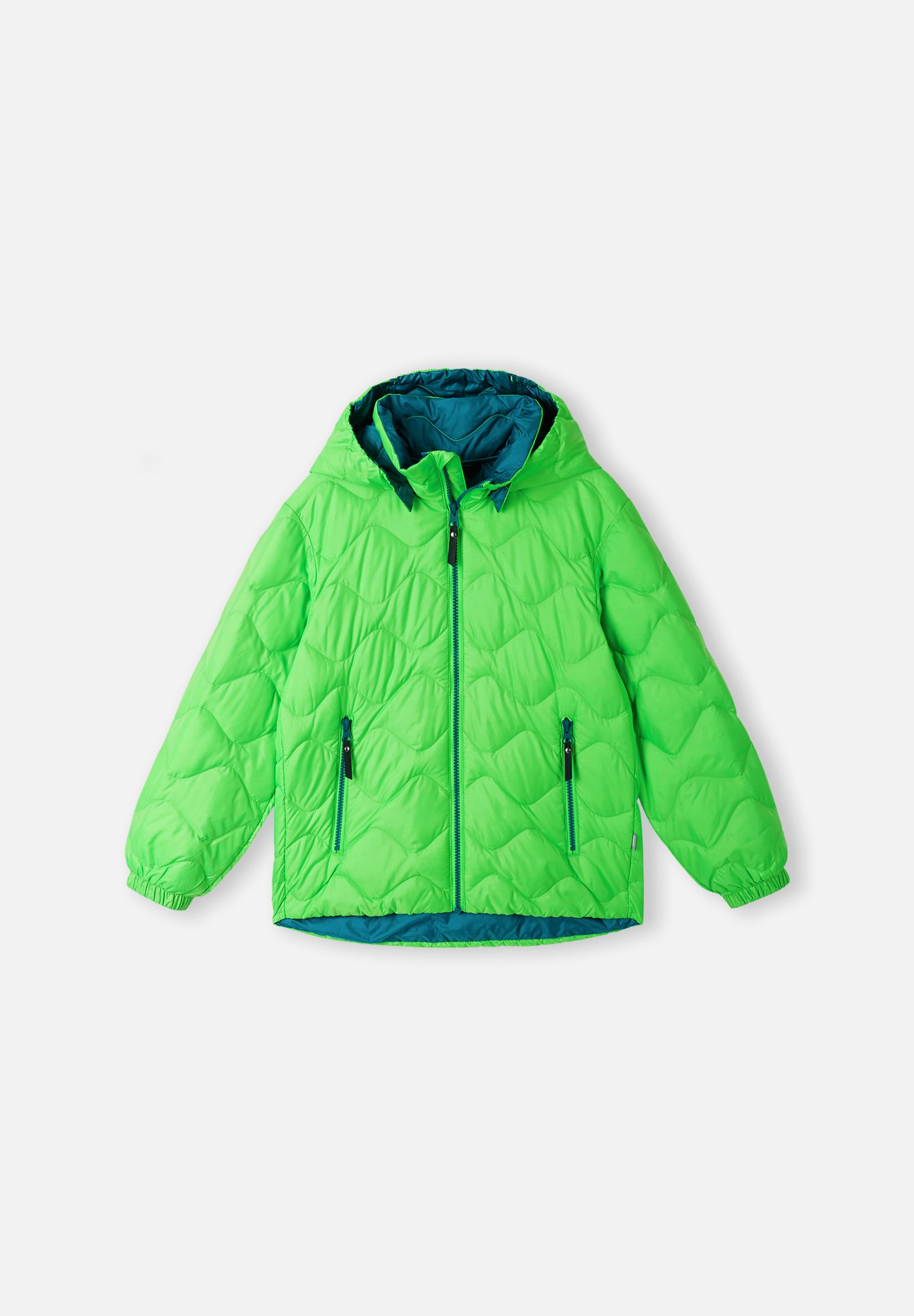 Акция на Дитяча демісезонна термо куртка для хлопчика Reima Fossila 5100058A-9840 122 см от Rozetka