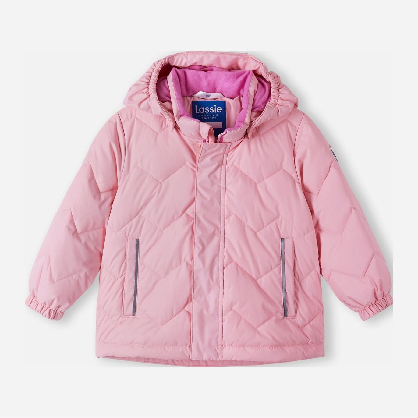 Акция на Дитяча зимова термо куртка для дівчинки Lassie by Reima Imme 7100002A-4040 86 см от Rozetka