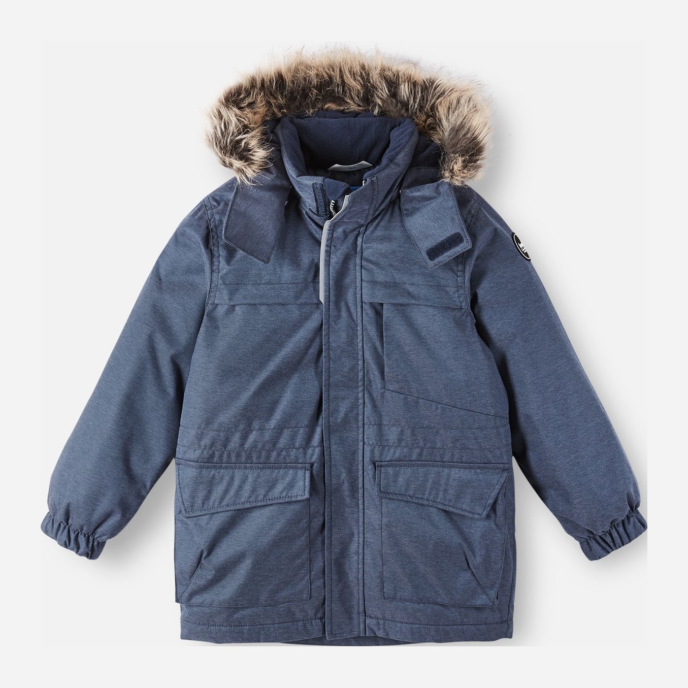Акція на Дитяча зимова термо куртка для хлопчика Lassie by Reima Sachka 7100005A-6960 104 см від Rozetka