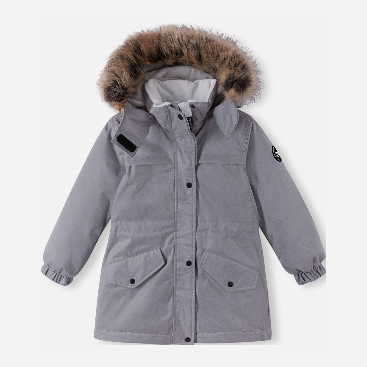 Акція на Дитяча зимова термо куртка для дівчинки Lassie by Reima Selja 7100027A-9090 110 см від Rozetka