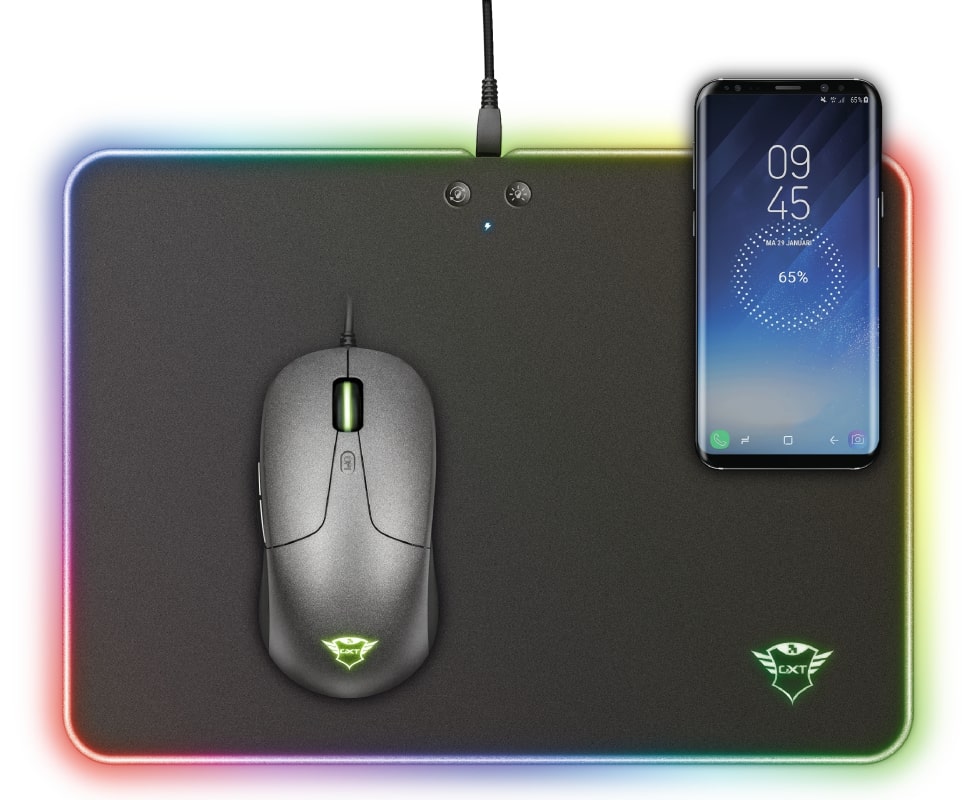 

Килимок для мишки Trust GXT 750 Qlide RGB з безпровідною зарядкою (23184)