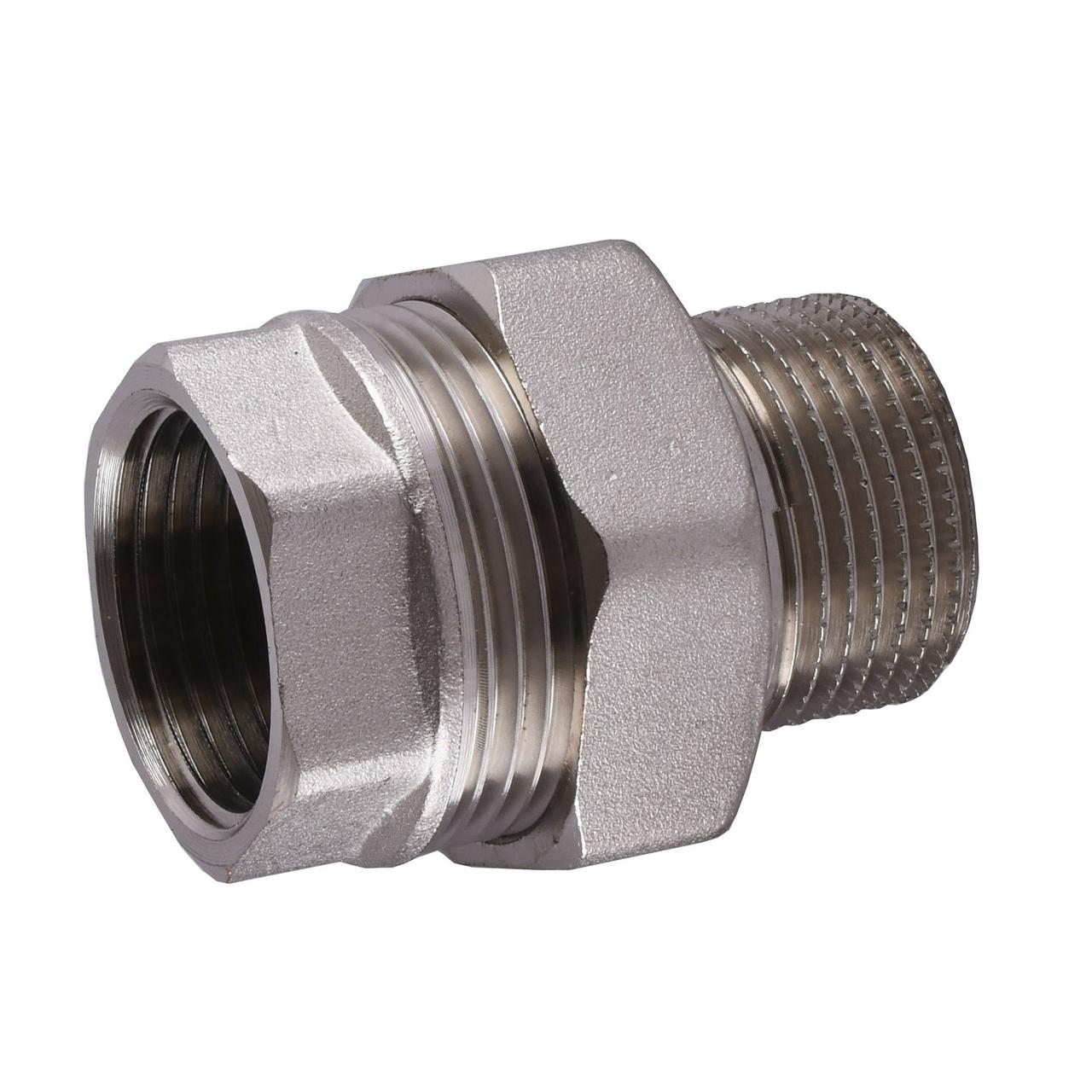 Сгон американка прямая Solomon 2\" никель 1620 – фото, отзывы ...