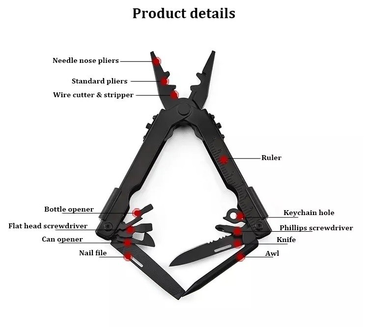 Мультитул мультиинструмент 8 в 1 с чехлом – фото, отзывы ...