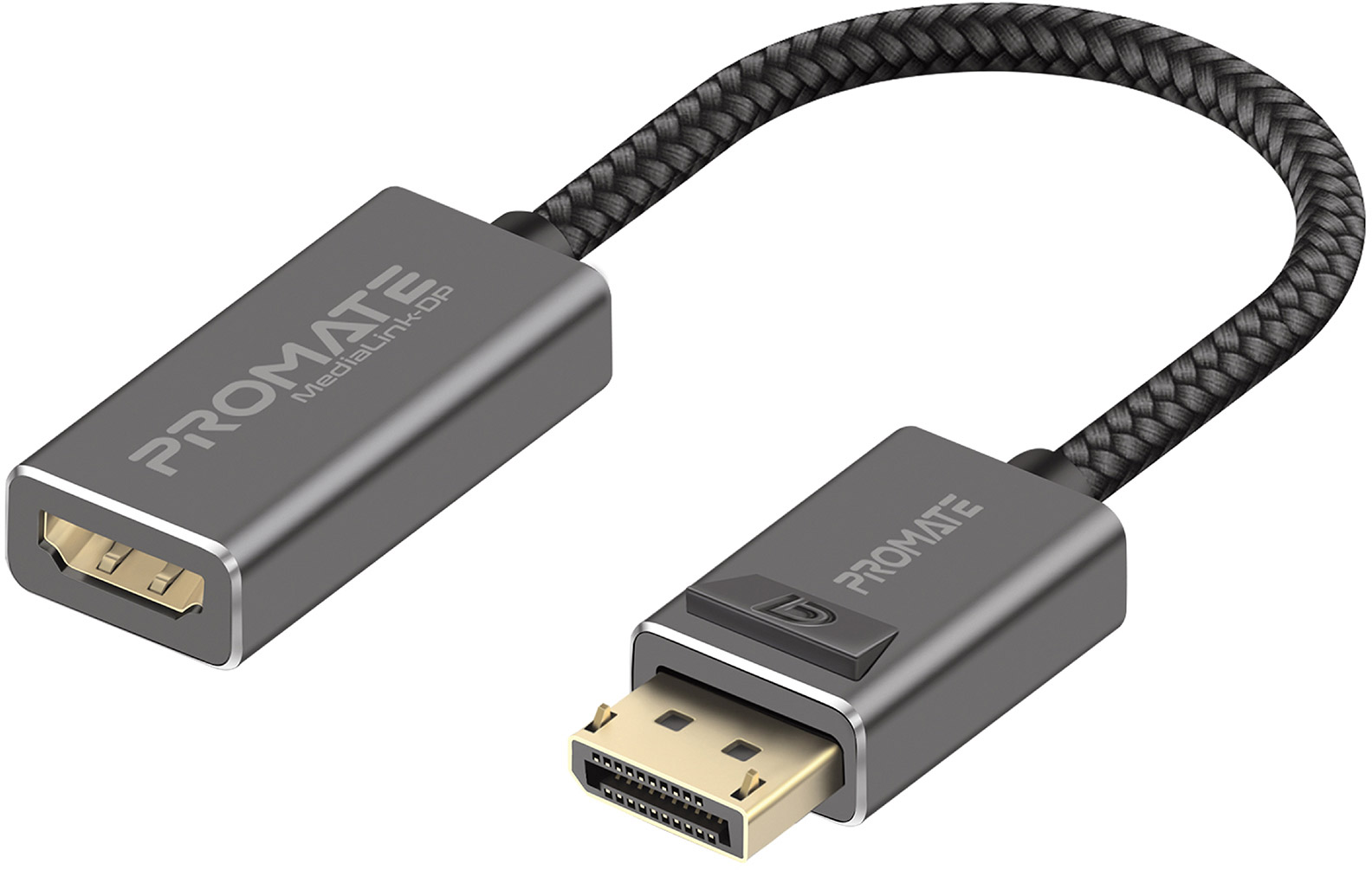 Адаптер Promate MediaLink-DP DisplayPort to HDMI Black (medialink-dp ...