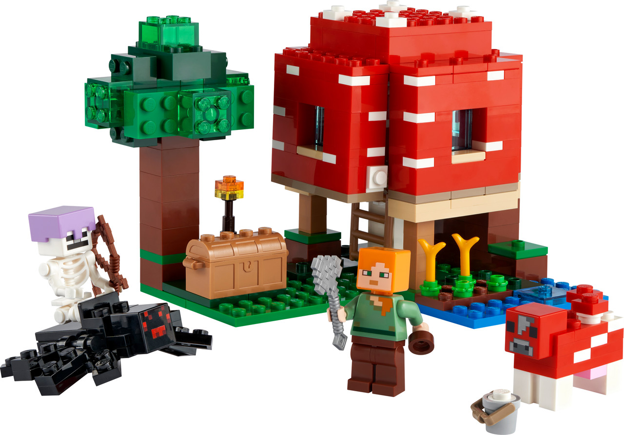 Lego Minecraft Грибной дом 21179 – фото, отзывы, характеристики в  интернет-магазине ROZETKA от продавца: BrickSale | Купить в Украине: Киеве,  Харькове, Днепре, Одессе, Запорожье, Львове