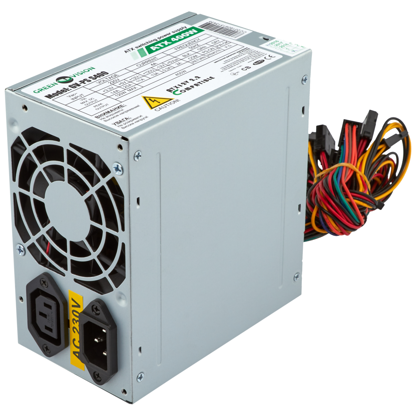 

Блок питания GreenVision GV-PS ATX S400/8