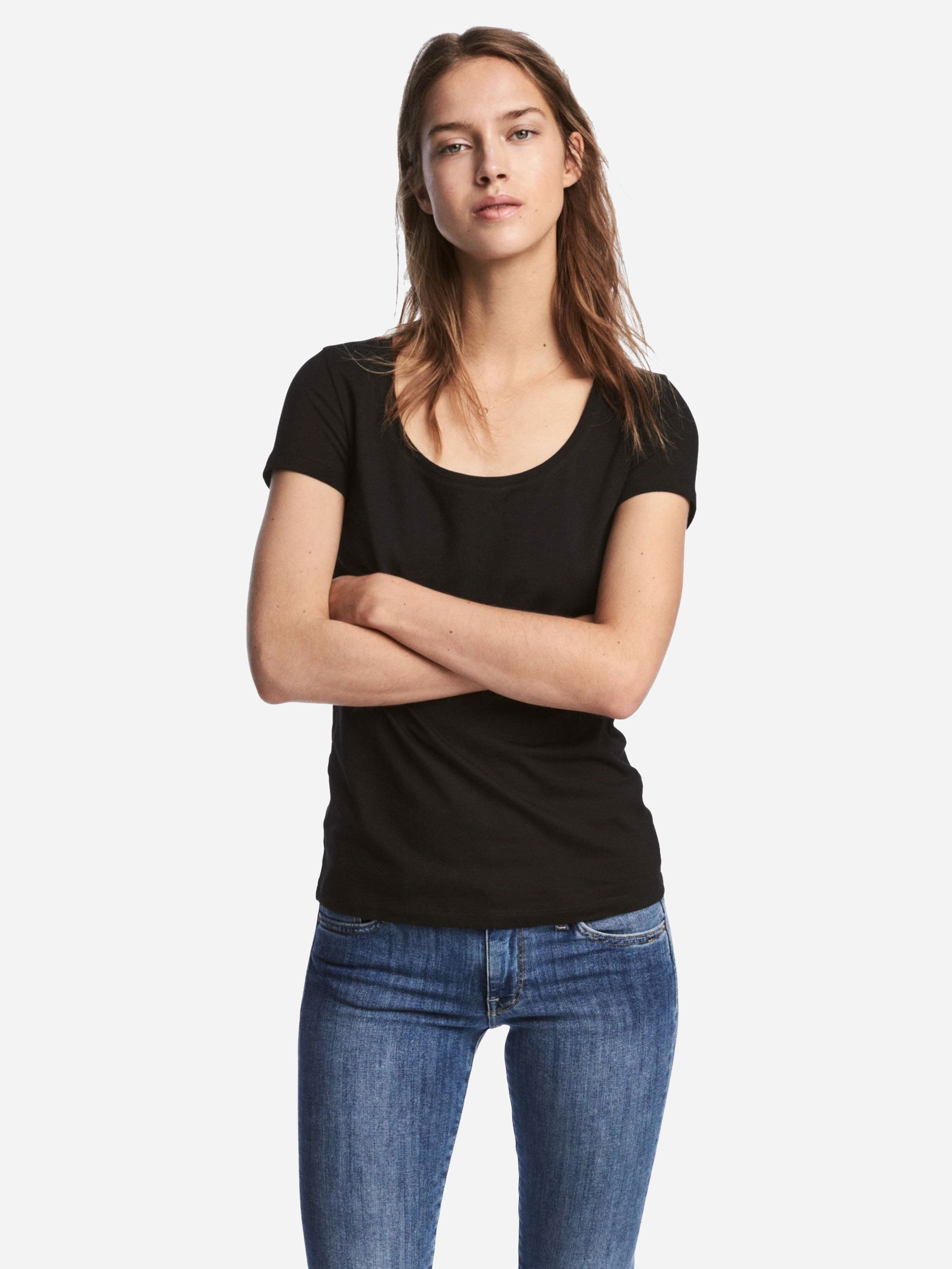 

Футболка H&M 26498456 L Черная