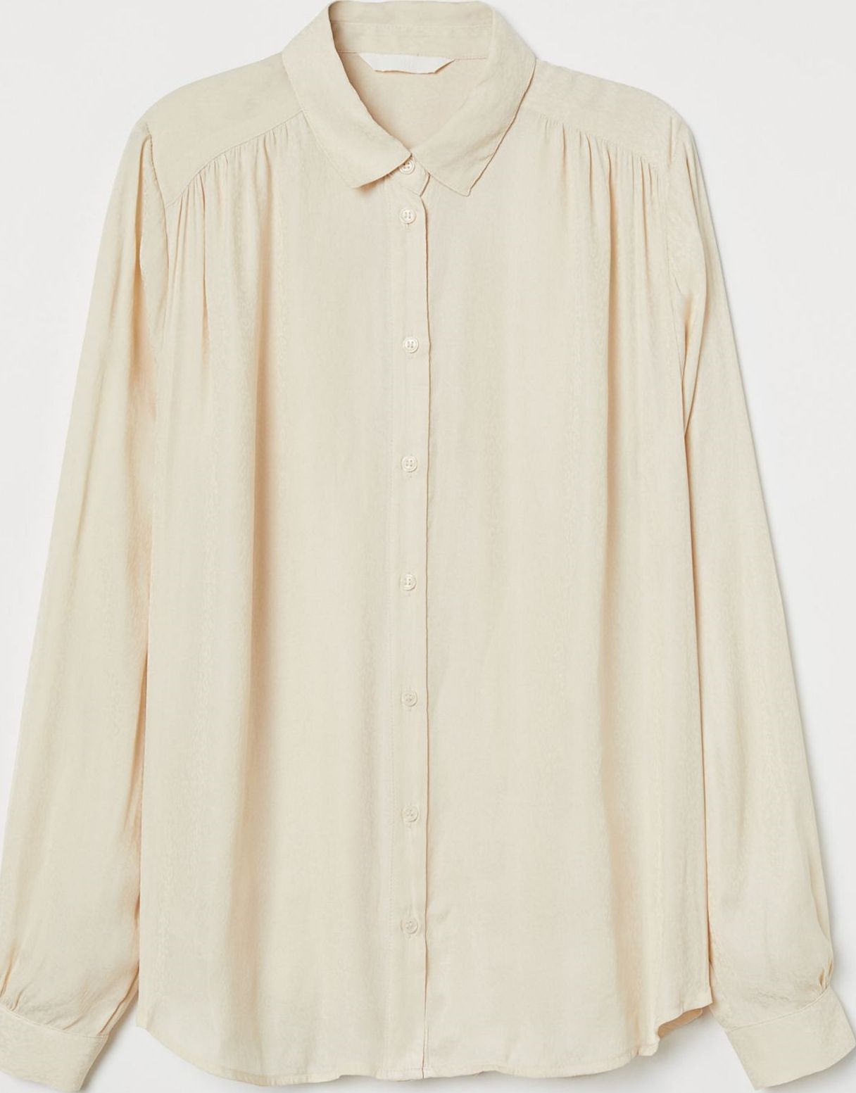 

Рубашка H&M 69705407 38 Светло-бежевая