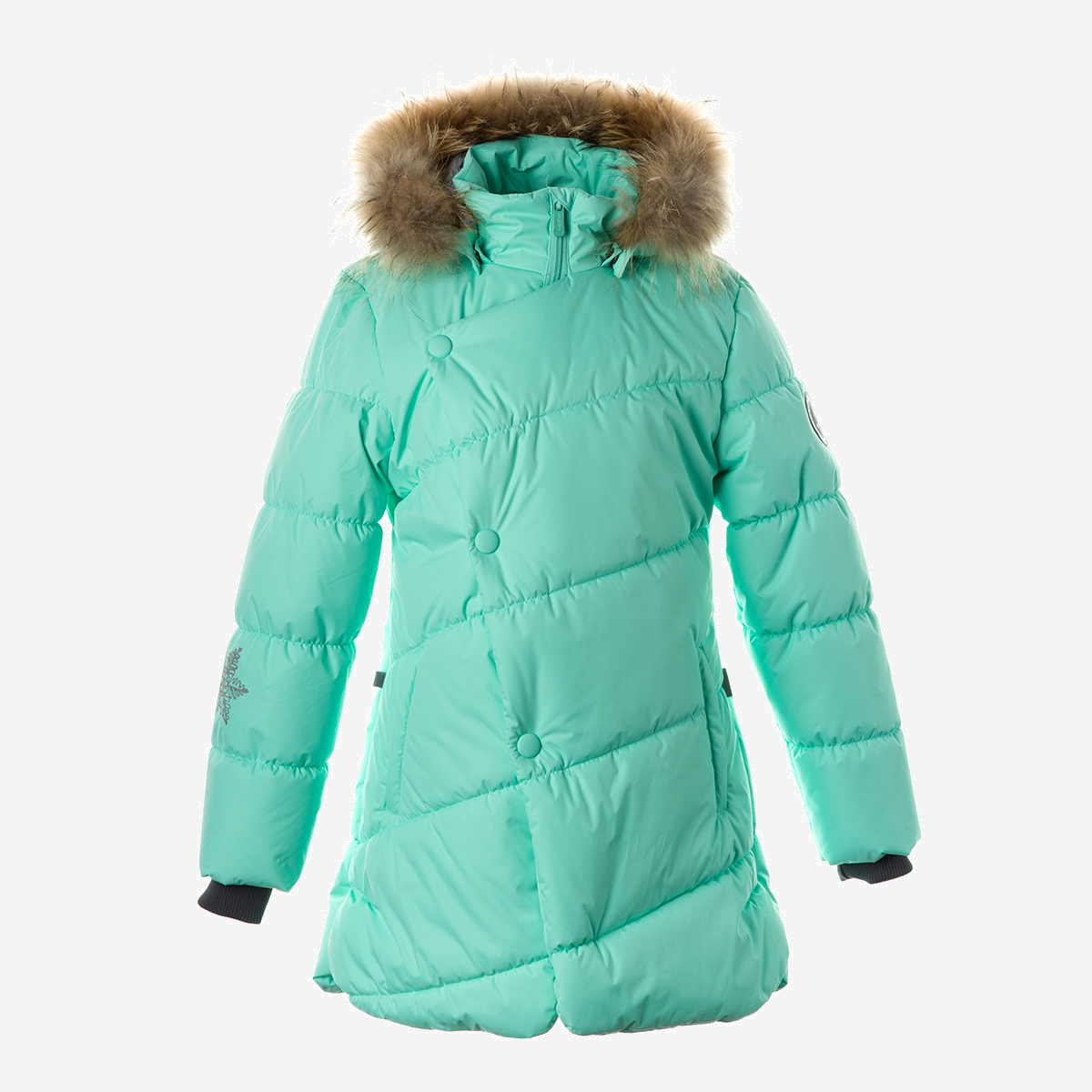 Акція на Дитяча зимова куртка для дівчинки Huppa Rosa 1 17910130-20026 122 см від Rozetka