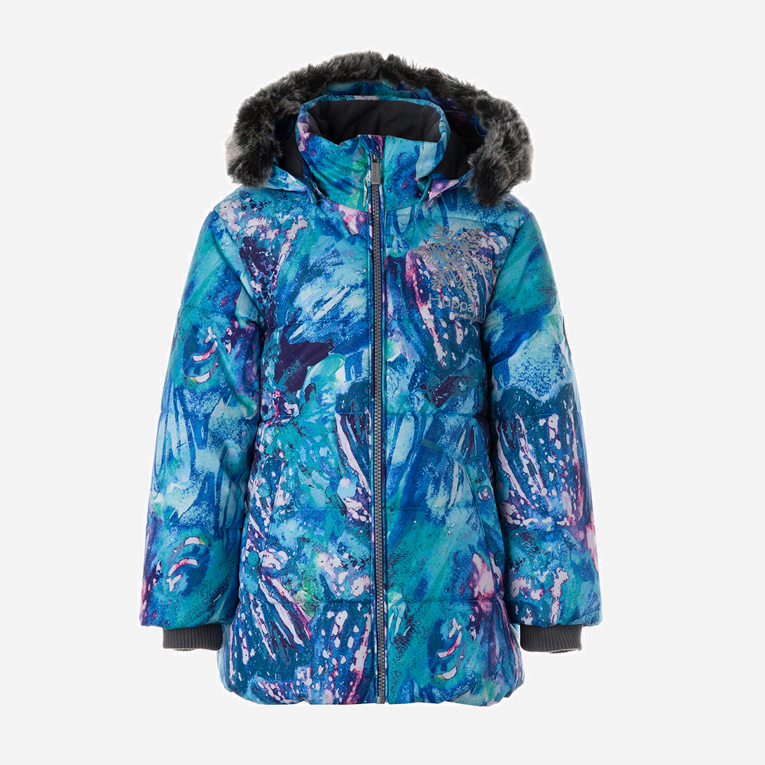 Акция на Дитяча зимова куртка для дівчинки Huppa Melinda 18220030-11436 80 см от Rozetka