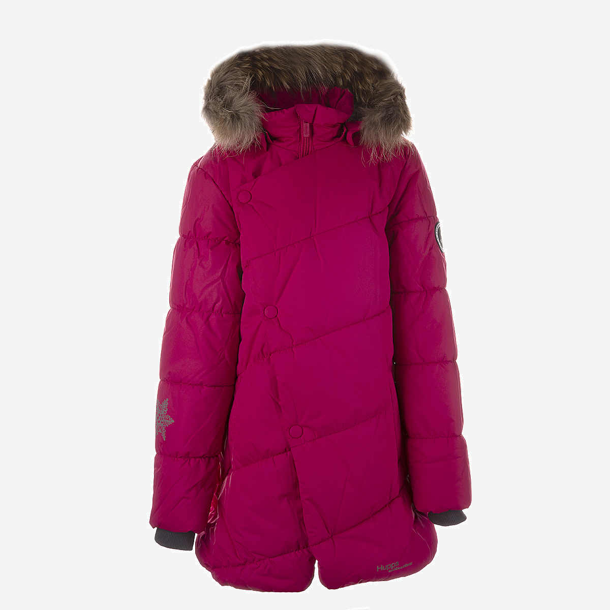 Акция на Дитяча зимова куртка для дівчинки Huppa Rosa 1 17910130-00063 128 см от Rozetka