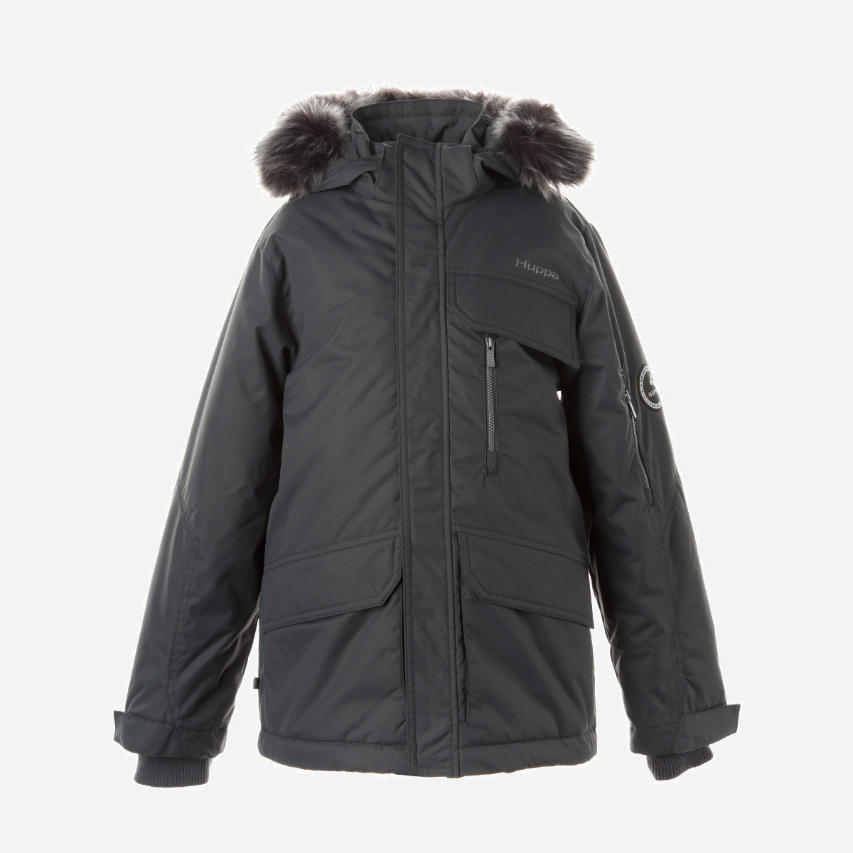 Акция на Підліткова зимова куртка для хлопчика Huppa Marten 2 18110230-00048 152 см от Rozetka