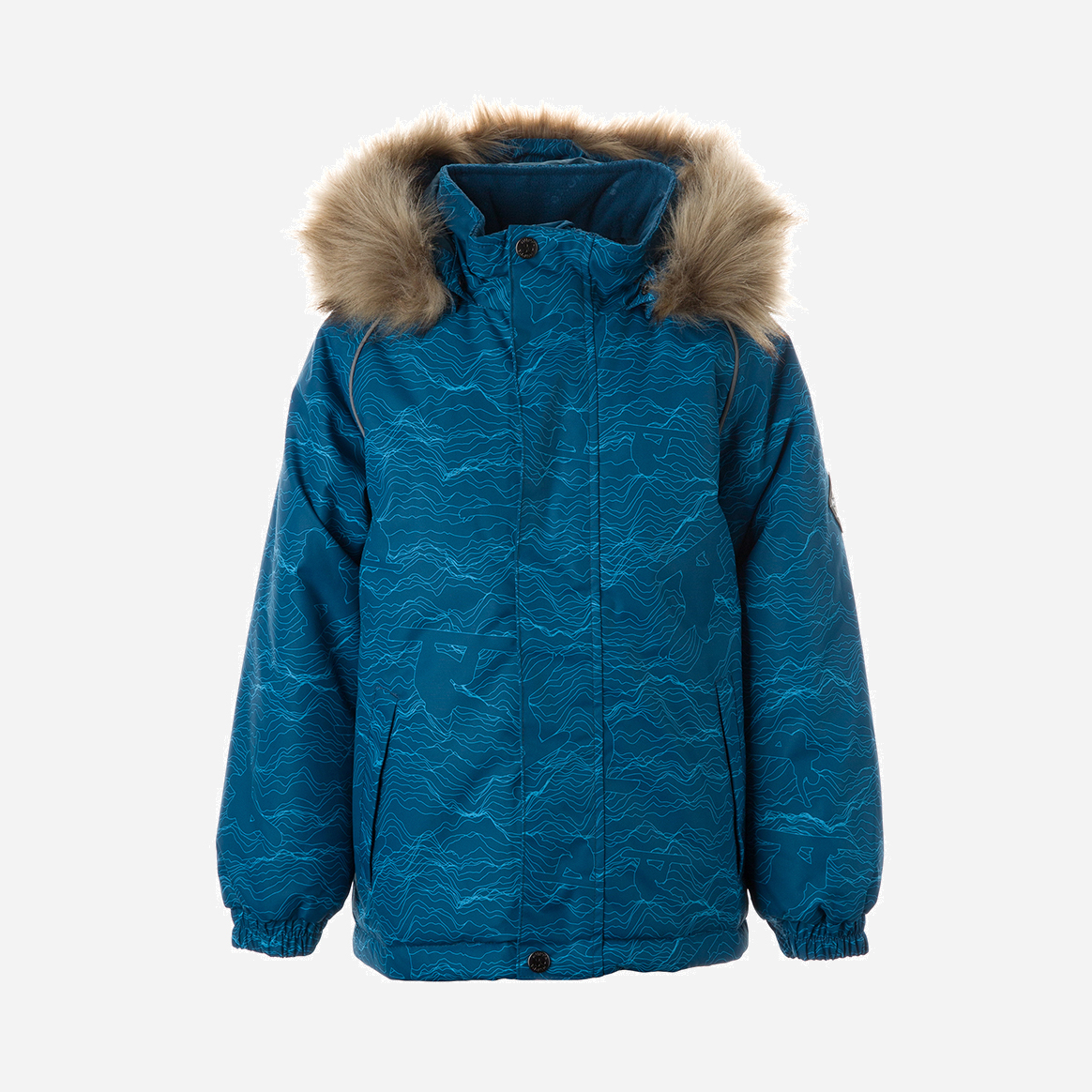 Акция на Дитяча зимова куртка для хлопчика Huppa Marinel 17200030-12466 98 см от Rozetka
