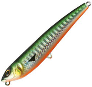 

Воблер Nomura Wild Pencil 88 мм 8 г Silver dark green (NM51812708)