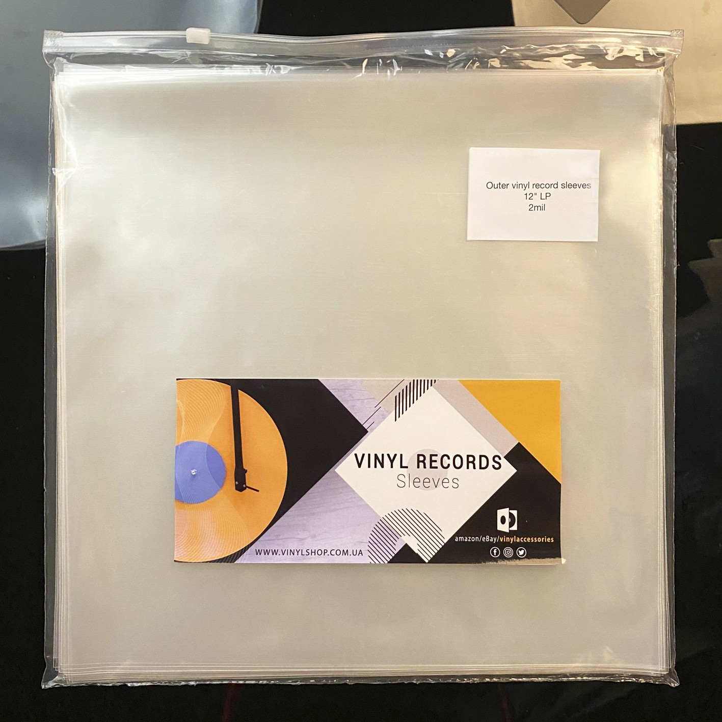 

Пакеты конверты наружные Vinylaccessories для пластинок 12" 50микрон 100 шт