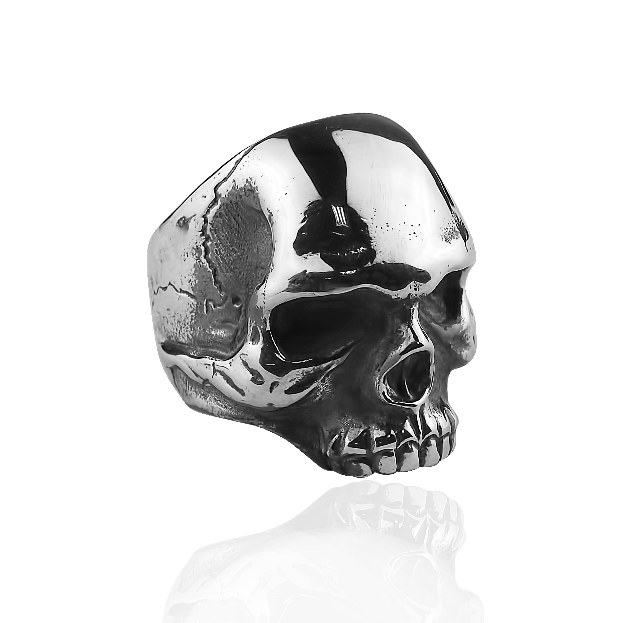 

Перстень "Череп" размер 19,5 вес 20,76 проба 925 [Black-Pearl]