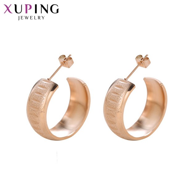 

Серьги Xuping розовая позолота ST 10001955
