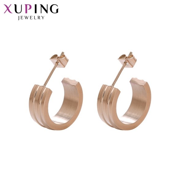 

Серьги Xuping розовая позолота ST 10007184