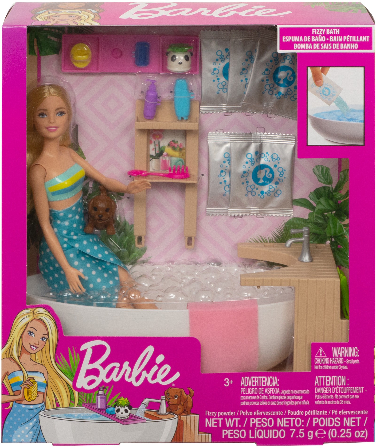 

Игровой набор Barbie Ванная комната (GJN32)