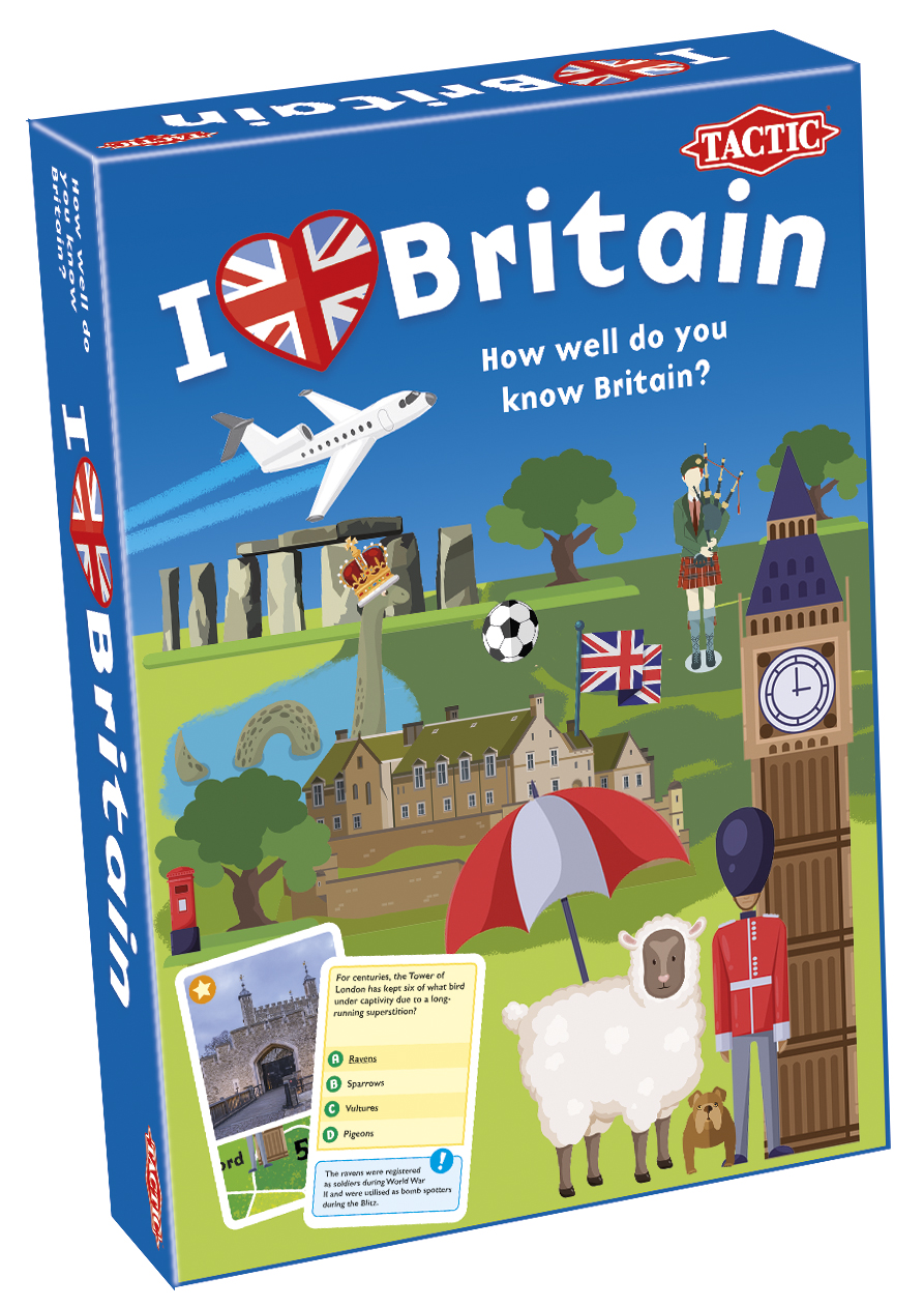 

Настольная игра Tactic Я люблю Британию (англ.) (56427)