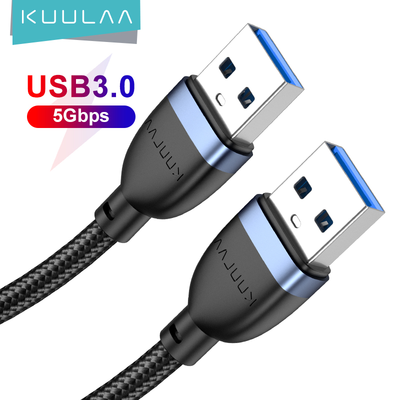 Кабель 2 х USB 3.0 Type-A (0.5m) удлинитель для компьютера ноутбука ...
