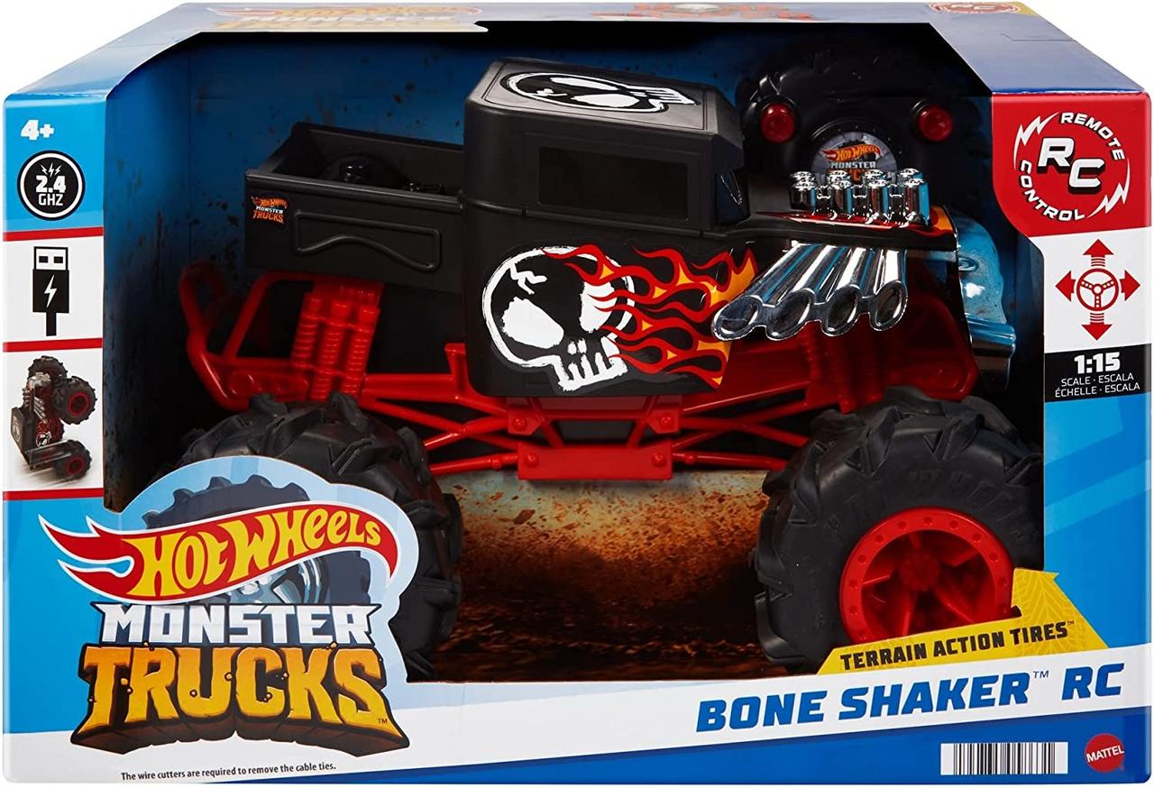 Монстр Трак Хот Вилс Hot Wheels RC Monster Trucks 1:15 Scale Bone Shaker –  фото, отзывы, характеристики в интернет-магазине ROZETKA от продавца: Gotta  Dolls | Купить в Украине: Киеве, Харькове, Днепре, Одессе,