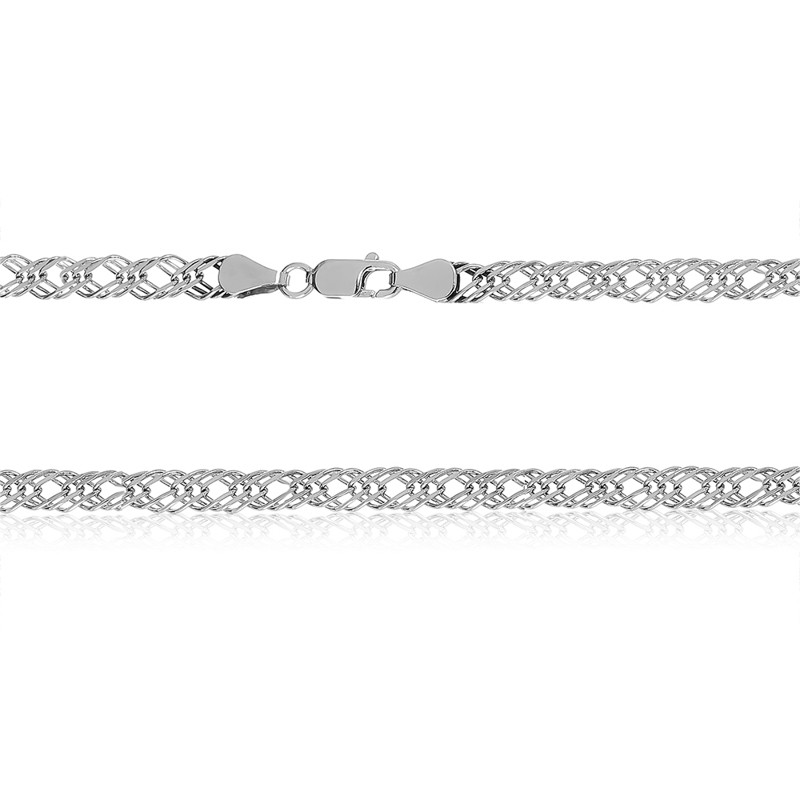 

Серебряная цепь Silvex925 родированная - 814Р 3/55, женская