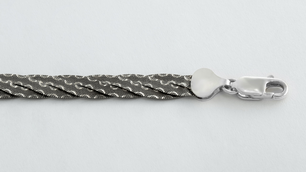 

Серебряная цепь Silvex925 родированная - 875В 2/50, женская