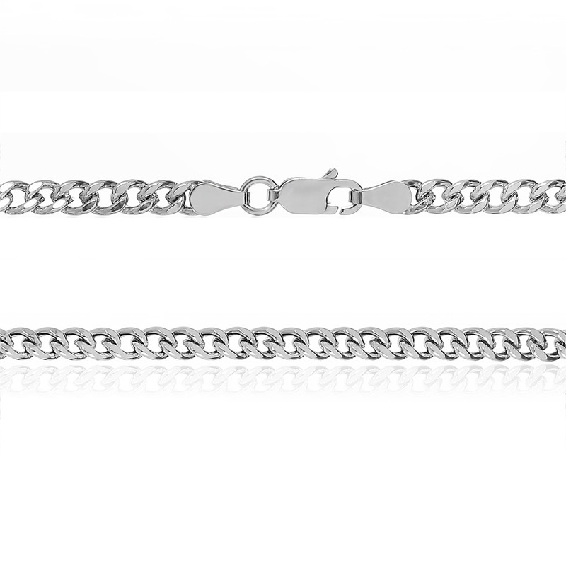 

Серебряная цепь Silvex925 родированная - 804Р 11/60, женская