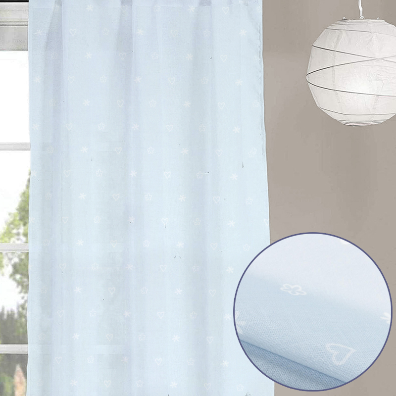 

Тюль премиум-класса в детскую комнату Time Textile Baby Boy 300x295 см Голубой TT160943-300295